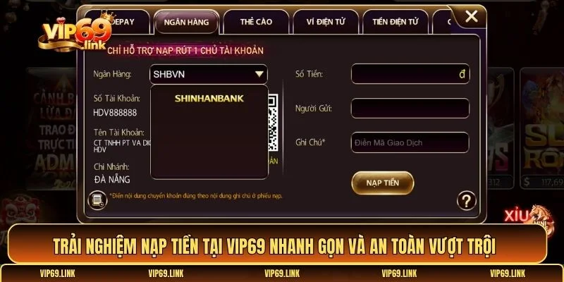Nạp tiền Vip69