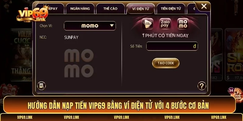 Nạp tiền Vip69