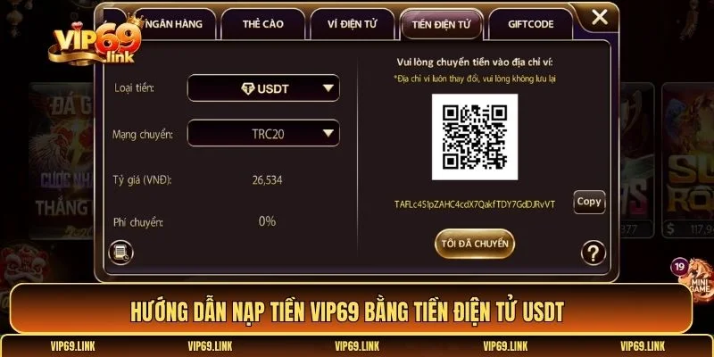 Nạp tiền Vip69