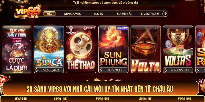 Nhà cái mới uy tín nhất đến từ Châu Âu