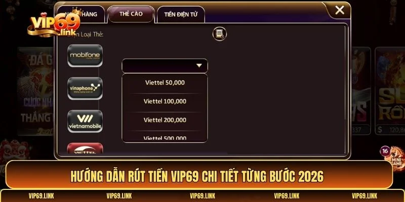 Rút tiền Vip69